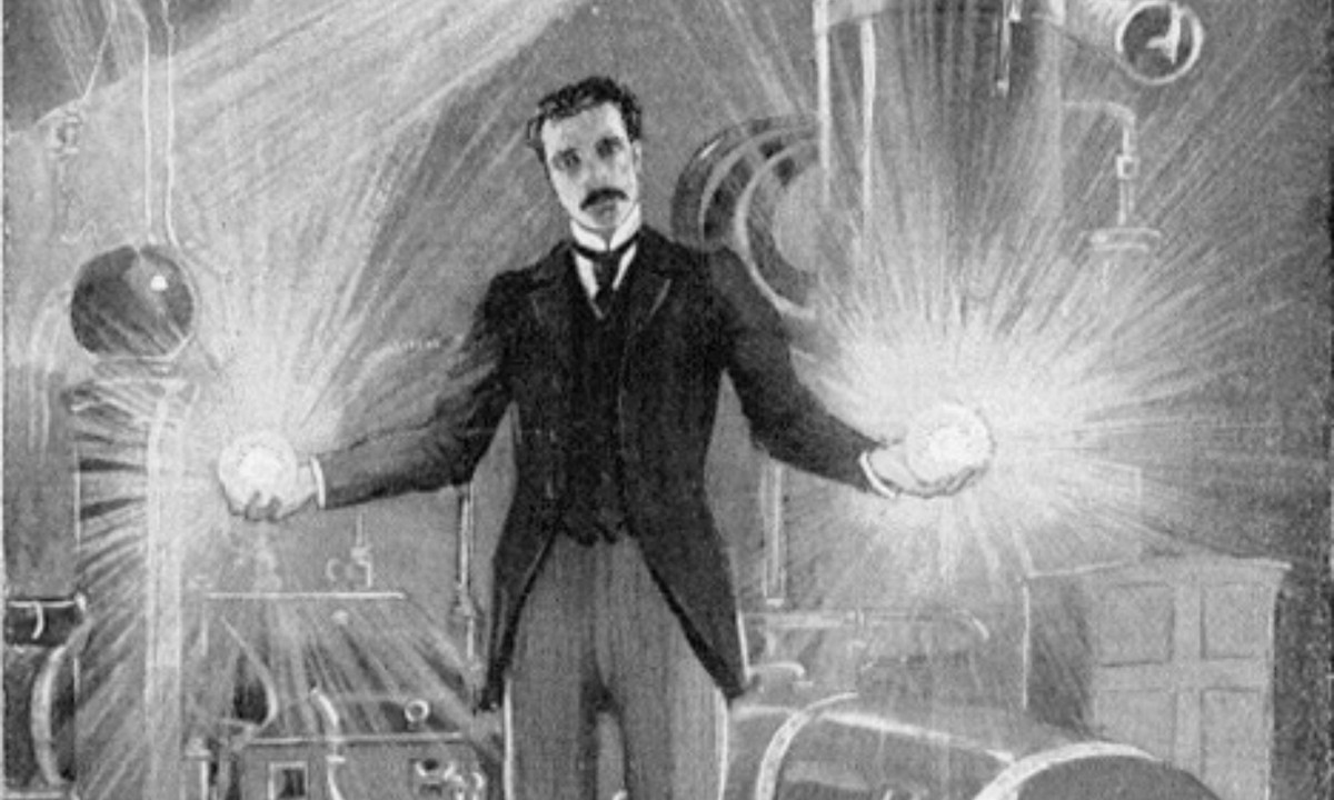 3. Năng lượng không dây: vào năm 1901, Tesla nhận được 150,000 đô từ nhà đầu tư J. P. Morgan để xây dựng một tòa tháp hình nấm cao 56m ở trên bờ bắc của đảo Long, có khả năng truyền tin nhắn, các cuộc gọi và hình ảnh tới tàu ở xa bờ và qua Đại Tây Dương bằng cách sử dụng Trái đất để dẫn tín hiệu. (Nguồn: Thegioididong.com)