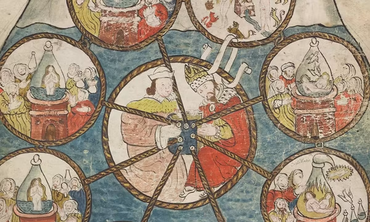 Mặc dù phiên bản gốc của The Ripley Scrolls đã bị mất theo thời gian, một số nghệ sĩ vào thế kỷ 16 đã tạo ra bản sao các tác phẩm giả kim, và 23 cuốn trong số đó vẫn còn tồn tại. (Nguồn: Apollo Magazine)