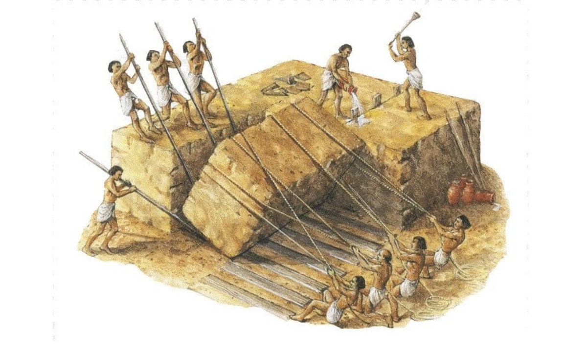 Việc hàn gắn xương gãy ở Ai Cập cổ đại đòi hỏi rất nhiều kỹ năng và thời gian vốn không dành cho người nô lệ. Nhưng các công nhân xây kim tự tháp đã nhận được sự đối xử đặc biệt đó. (Nguồn: Top 10 Bí Ẩn)