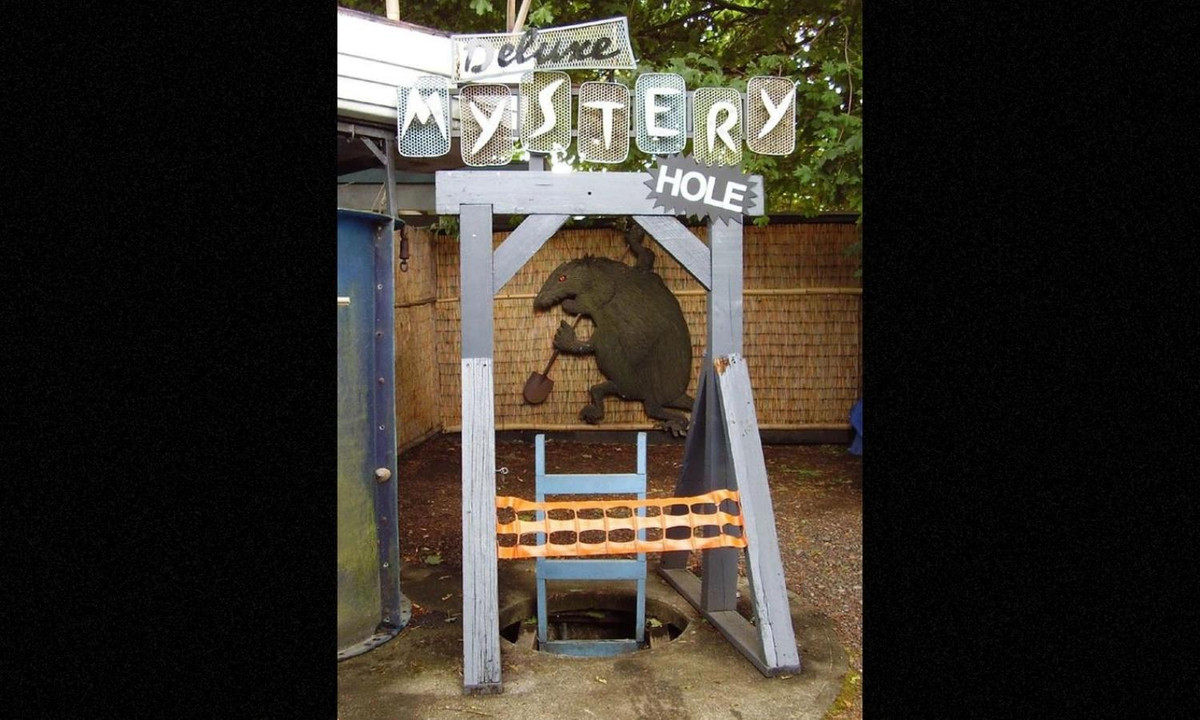 2. Hố sâu không đáy ở Woodstock, Mỹ: không ai biết hố sâu bí ẩn này được hình thành vào lúc nào và vì nguyên do gì, chỉ biết hiện giờ chiếc hố này vẫn đang nằm ở Portland, Oregon và đã trở thành một điểm đến tham quan du lịch. Độ sâu của hố đến giờ vẫn là bí ẩn. Ảnh: rt.com. 