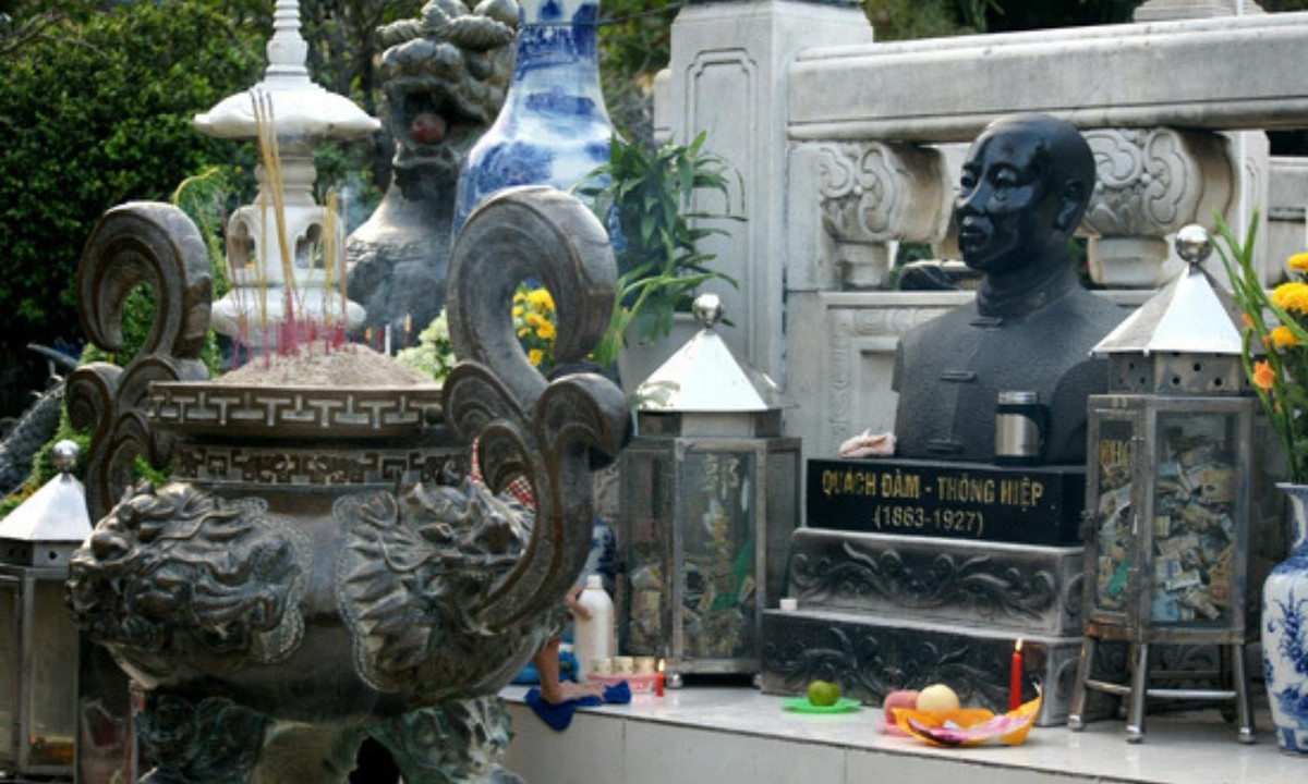 Mặc dù không được liệt kê vào danh sách "tứ đại cự phú" những năm đầu thế kỷ 20, nhưng Quách Đàm là một nhân vật đáng nể trong giới "máu mặt" Sài Gòn ngày đó, một người đi lên từ đôi tay trắng bằng sức lao động cần mẫn, kiên trì mà trở nên giàu có. (Nguồn: VietNamNet)