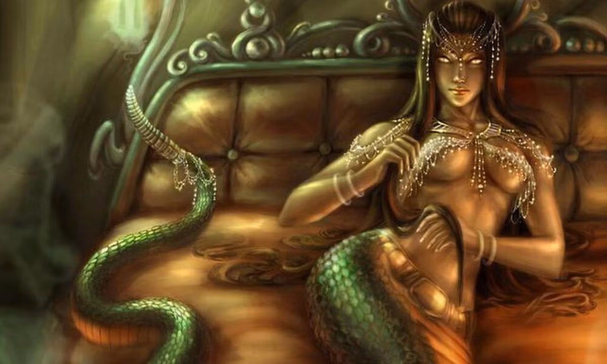 2. Echidna: trong thần thoại Hy Lạp mang hình hài là một nửa phụ nữ, một nửa rắn. Sinh vật này được biết đến là vợ của quái vật đáng sợ nhất Hy Lạp Typhon. Cùng với Typhon, nữ rắn Echidna sinh ra rất nhiều quái vật trong thần thoại như Chimera, Cerberus, Sphi. (Nguồn: Dân Việt)