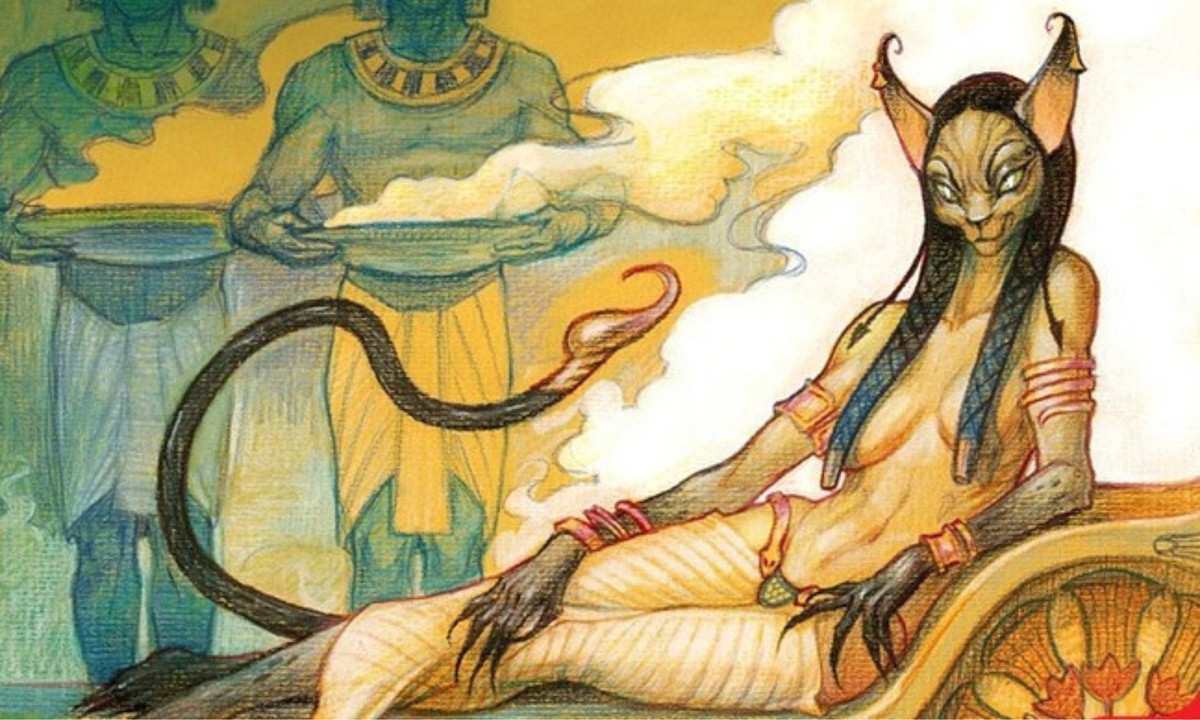 7. Tôn thờ loài mèo: là loài động vật thiêng liêng nhất, đóng vai trò quan trọng trong đời sống tâm linh của người dân Ai Cập trong suốt một thời gian dài. Sở dĩ như vậy là vì vị thần bảo hộ Bastet mà người dân Ai Cập tôn thờ có hình dạng của một con mèo. (Nguồn: KhoaHoc.tv)