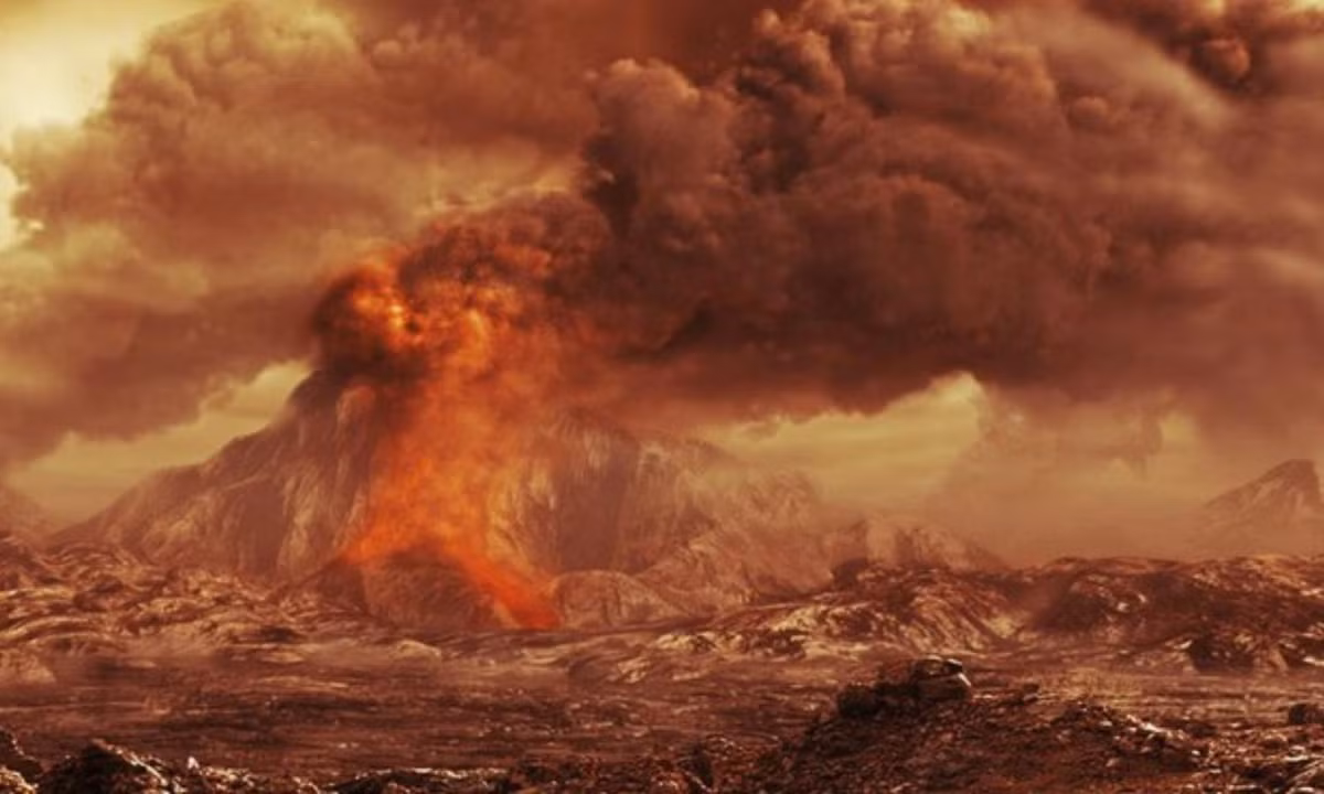 Các nhà nghiên cứu còn tìm thấy những vết nứt trên bề mặt mà họ cho là bằng chứng của hoạt động kiến tạo trùng khớp với hoạt động của núi lửa. (Nguồn: internet)