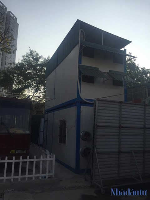 Ngôi nhà container này được đặt để vận hành máy đào Bitcoin