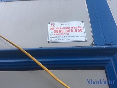 Ngôi nhà Container được lắp đặt cách đây khoảng 1 năm về trước