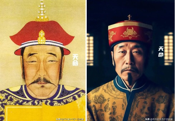 To mau chan dung 12 hoang de nha Thanh bang AI, bat ngo ket qua