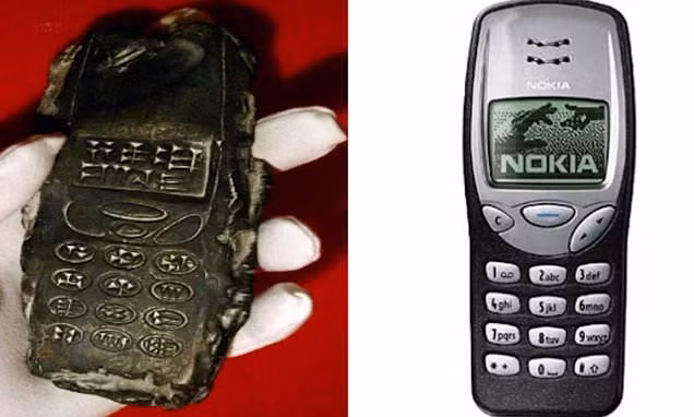Vào năm 2015, một số phương tiện truyền thông đưa tin về cuộc khai quật một ngôi mộ cổ được các nhà khảo cổ Áo tiến hành ở thành phố Fuschl am See. Trong số các cổ vật tìm thấy, họ bất ngờ khi nhìn thấy một hiện vật giống "điện thoại Nokia".