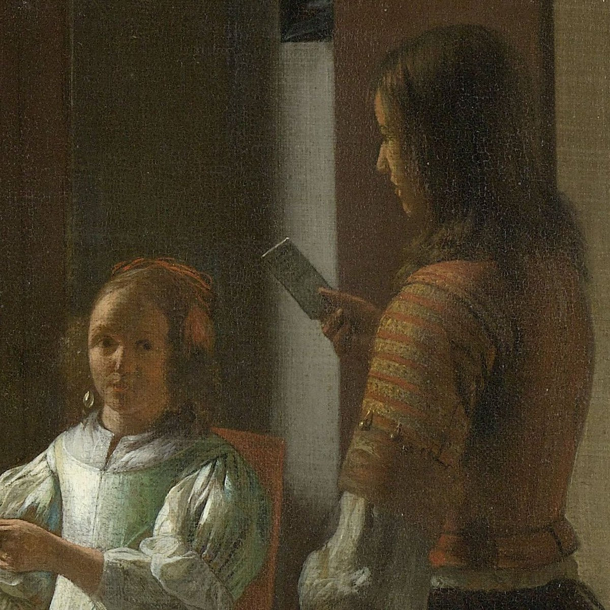 Dù vậy, một số người vẫn cho rằng thứ người đàn ông cầm trên tay không phải là lá thư mà thực chất là smartphone - bằng chứng về du hành thời gian.