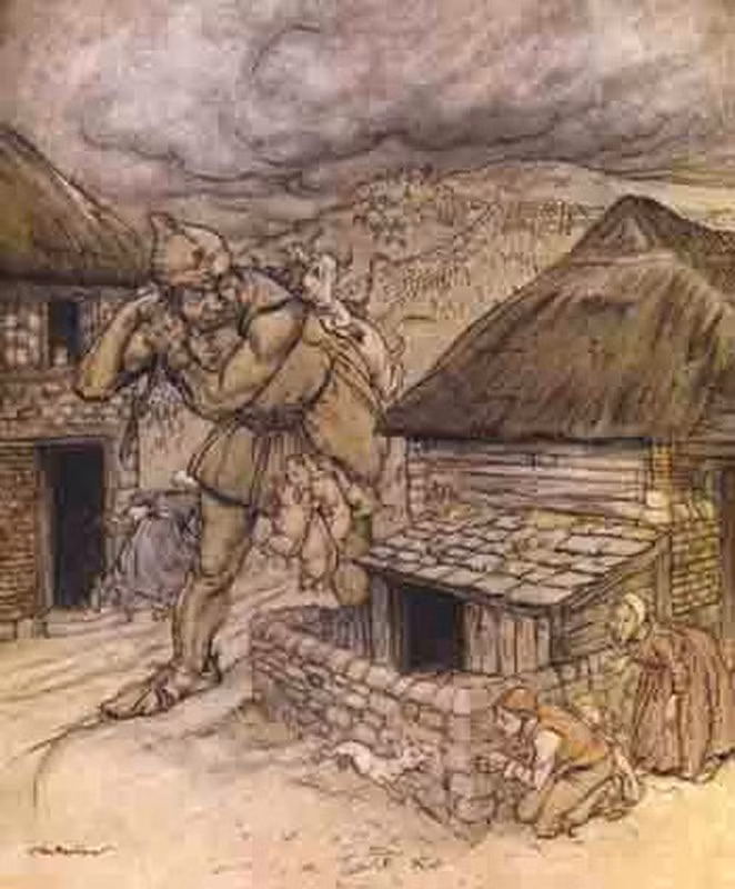 Sở dĩ, thổ dân Paiute gọi như vậy là vì 2 lý do. Đầu tiên, bấc là loại cây mọc ở đầm lầy và người khổng lồ dùng nó để đóng bè nhằm thoát thân. Thứ hai là, người Si-Te-Cah thường bắt cóc phụ nữ chặt cây bấc ở vùng ven hồ Humboldt.