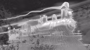 Khi đoàn tàu chuẩn bị đi vào một đường hầm dài, em trai của người sĩ quan muốn hù dọa mọi người nên đã bí mật lấy hộp sọ của nhà văn Gogol ra khỏi chiếc hộp.