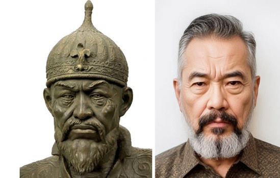 Tamerlane (Thiếp Mộc Nhi) là vị vua sáng lập nên Đế quốc và triều đại Timurid. Ông cai trị vùng lãnh thổ rộng lớn ở Tây Á, Trung Á và Nam Á vào cuối thế kỷ 14. Hình ảnh phục dựng bằng AI giúp độc giả dễ dàng hình dung dung mạo của ông hoàng này.