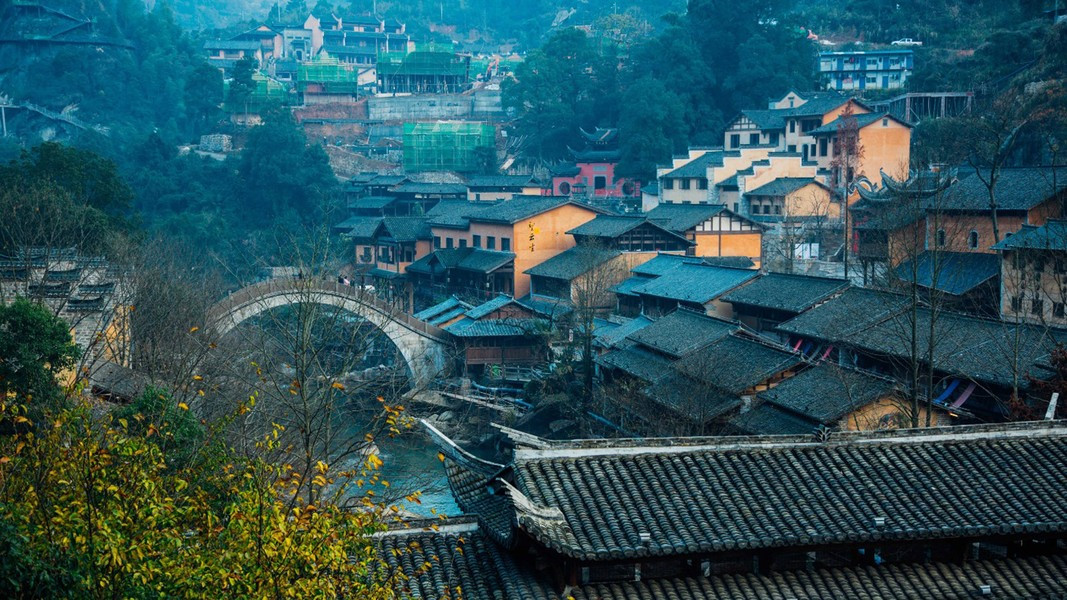 Cách đây hơn một thập kỷ, Vọng Tiên Cốc chỉ là một thị trấn nghèo