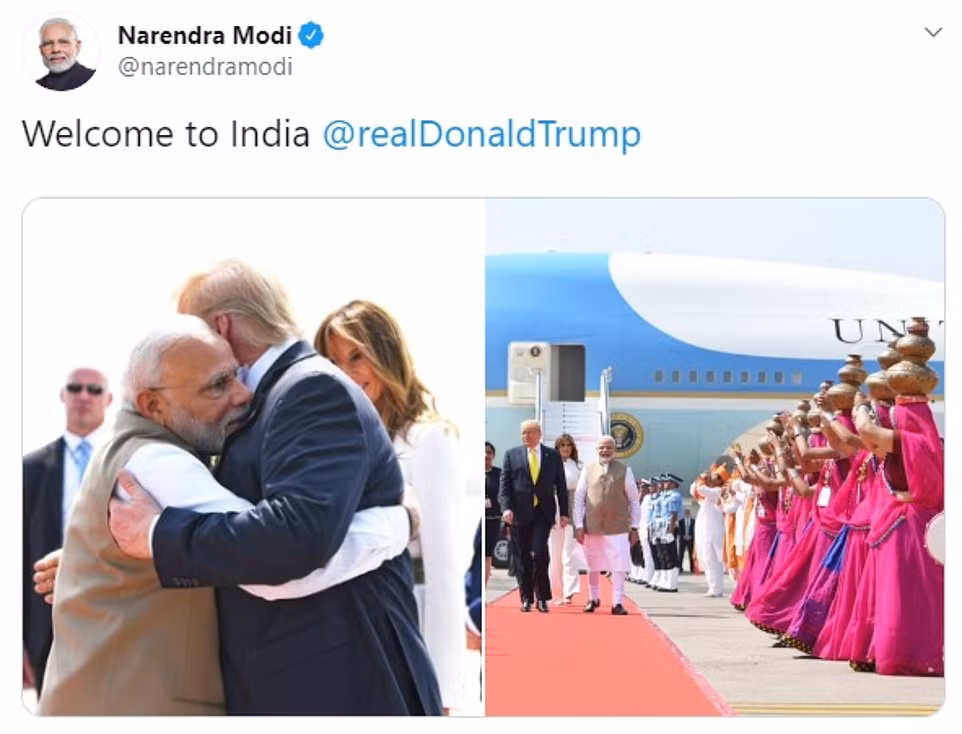 Anh: Tong thong My Donald Trump tham An Do, om Thu tuong Modi-Hinh-2