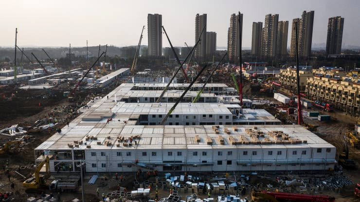 Bệnh viện Hỏa Thần Sơn có khả năng tiếp nhận và điều trị nội trú cùng lúc 1.000 bệnh nhân.