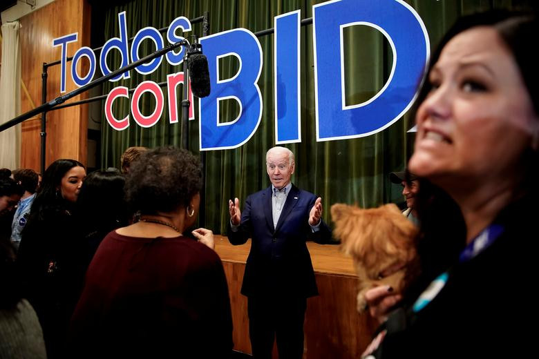 Tiếp đến là cựu Phó Tổng thống Mỹ Joe Biden nhận được 13%.