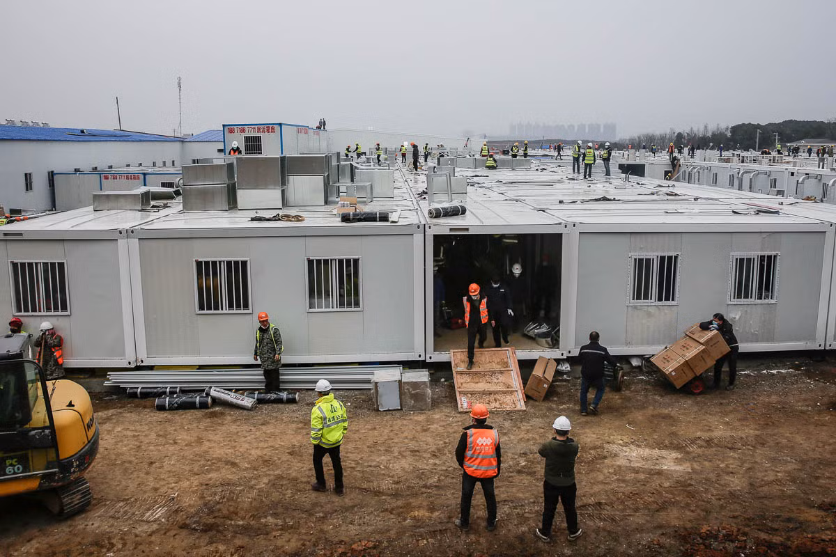 Dot nhap benh vien da chien 1.000 giuong doi pho virus corona o Vu Han-Hinh-8