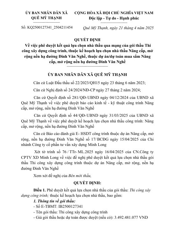 Long An: Goi thau nang cap duong Dinh Van Nghe ve tay Cty Giao thong Nam Bo