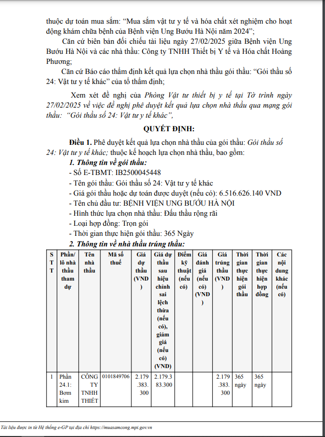 Tiềm lực nhà thầu trúng gói vật tư y tế tại BV Ung Bướu Hà Nội - Hình 3 Tiem luc nha thau trung goi vat tu y te tai BV Ung Buou Ha Noi-Hinh-3
