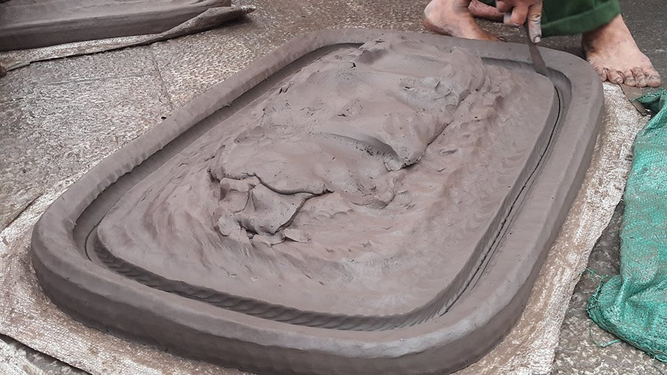 Một quả pháo đất đã hoàn thành.