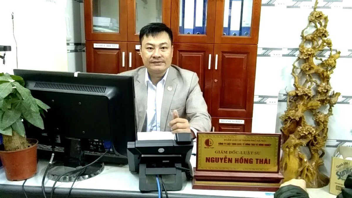Luật sư Nguyễn Hồng Thái.