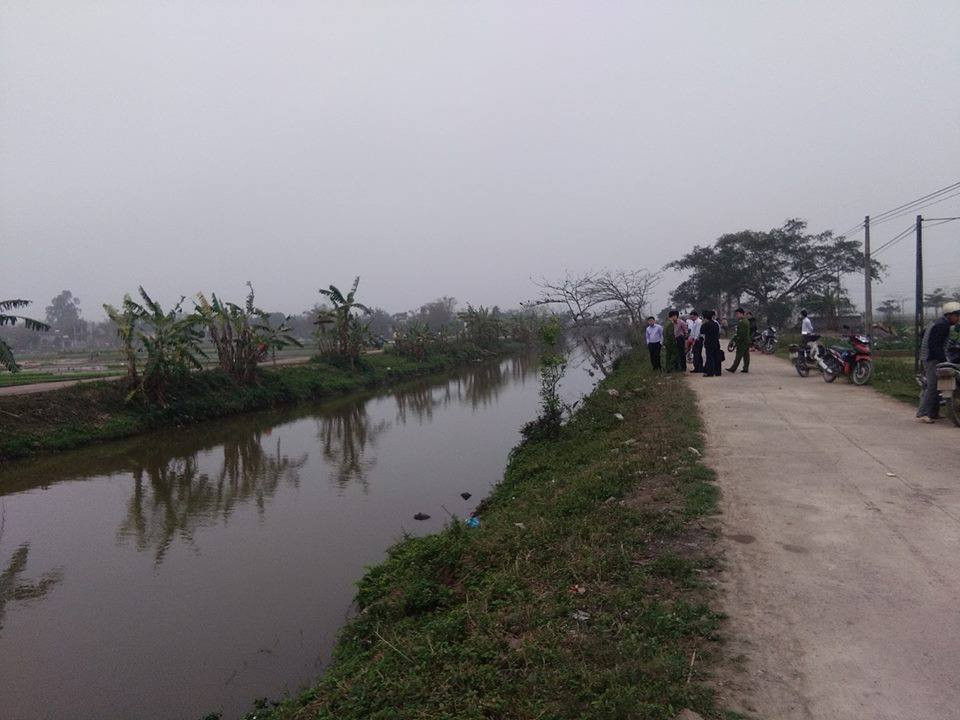 Hiện trường nơi phát hiện vụ việc thương tâm.