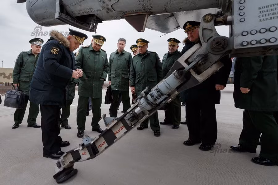 Tiêm kích hạm MiG-29K tới đây sẽ thay thế mẫu Su-33 vốn đang được sử dụng trên Kuznetsov. Nguồn ảnh: Sina