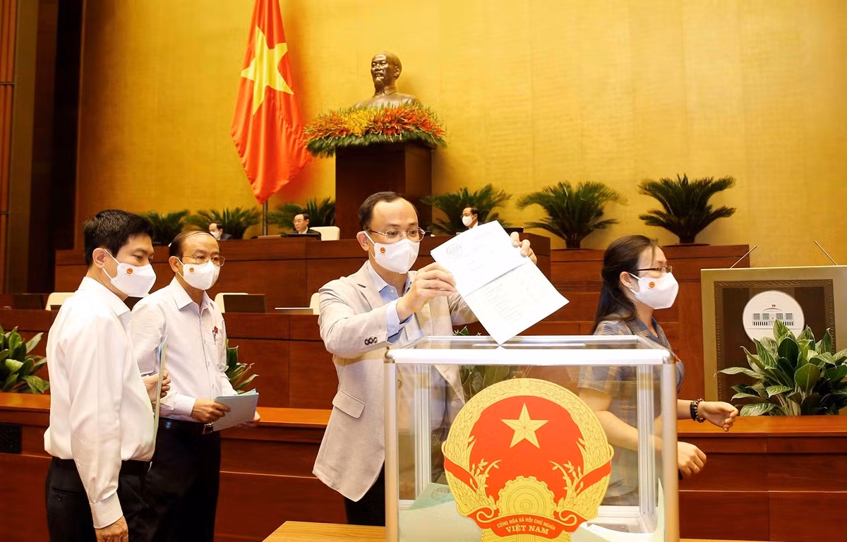 Quoc hoi khoa XV da hoan thanh viec bau 12 chuc danh