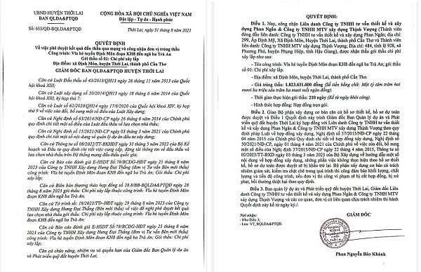 Cần Thơ: Cuộc đua giành gói thầu xây dựng tuyến cầu, đường Rạch Tra - Hình 3 Can Tho: Cuoc dua gianh goi thau xay dung tuyen cau, duong Rach Tra-Hinh-3