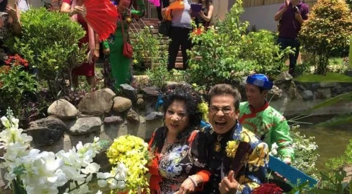 Khung cảnh bên trong căn biệt thự với nhiều cây xanh, hồ cá lớn. Ảnh: Yan