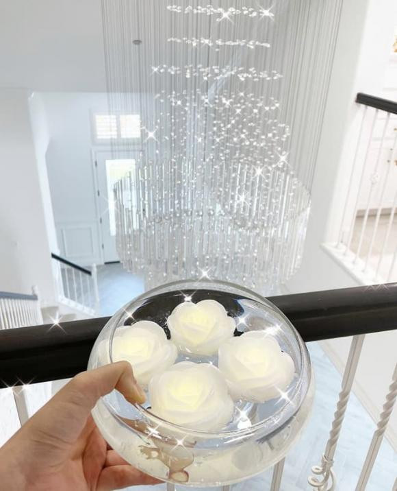 Mọi ngóc ngách bên trong biệt thự của Phạn Hương đều được trang trí tỉ mì.