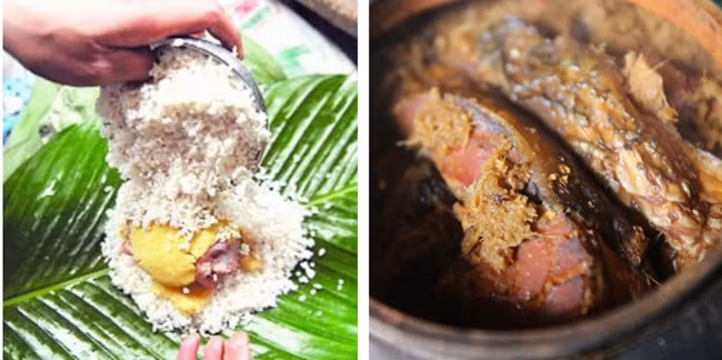 Ngay khi xuất hiện, rất nhiều người tiêu dùng đã tìm mua loại bánh chưng này để thoả mãn sự tò mò dù giá tới 80.000 đồng, đắt hơn bánh truyền thống. Ảnh: Dân Việt