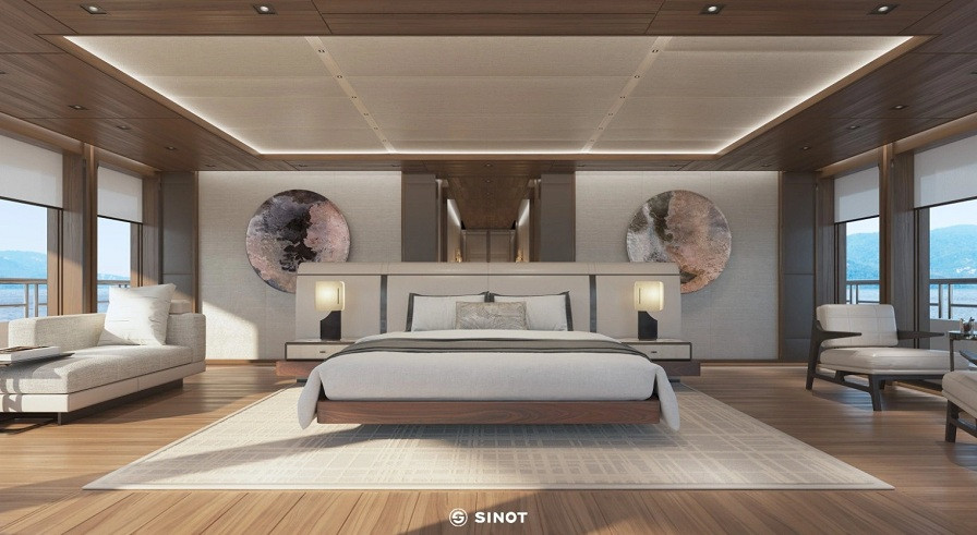 Du thuyền có tổng cộng 6 boong, với tổng dung tích tàu đạt hơn 6,1 triệu mét khối.