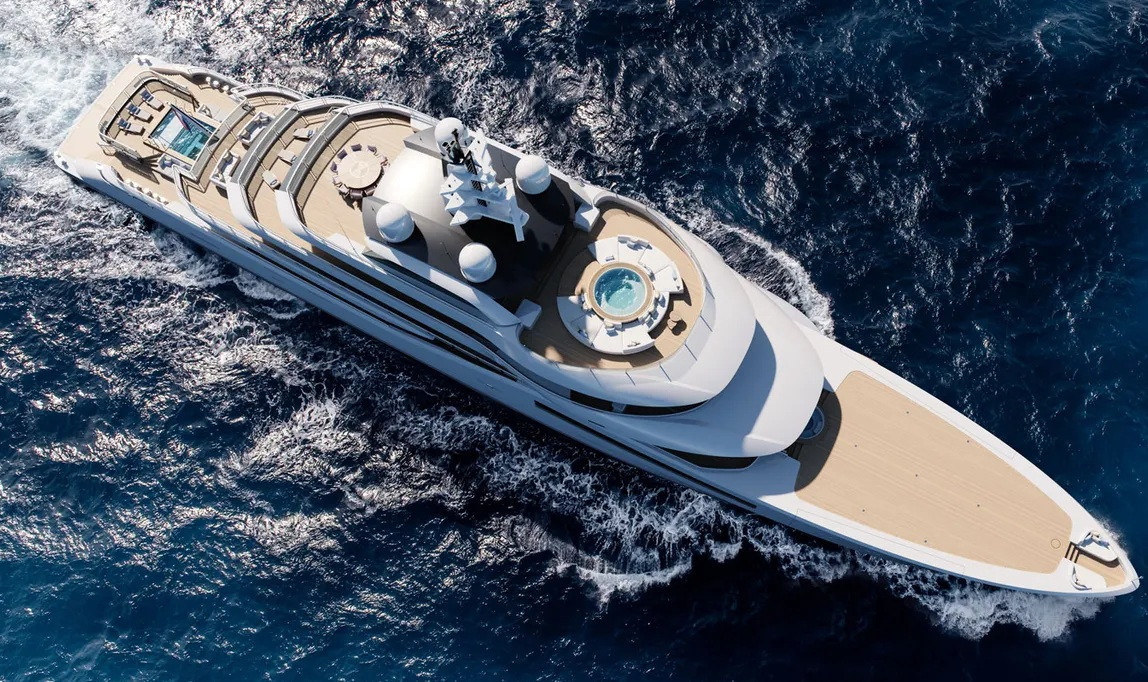 Siêu du thuyền đang được xây dựng tại Hà Lan, việc bàn giao dự kiến diễn ra vào năm 2025. Nguồn ảnh: Boatinternational