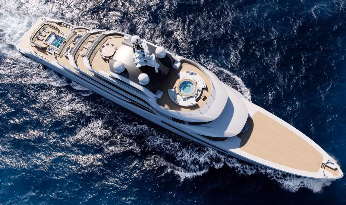 Siêu du thuyền đang được xây dựng tại Hà Lan, việc bàn giao dự kiến diễn ra vào năm 2025. Nguồn ảnh: Boatinternational