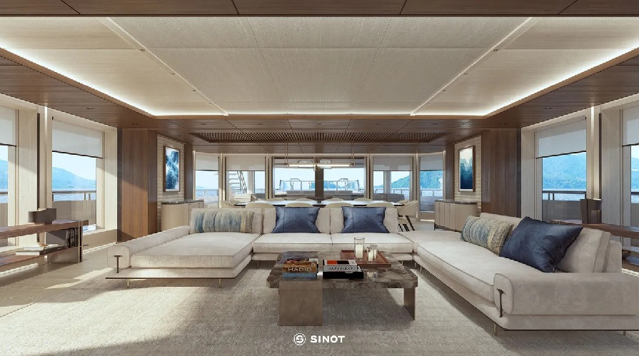 Là một siêu du thuyền hạng sang, Amels 80 cũng có những món "đồ chơi" dưới nước như môtô nước, canô, ván sup...