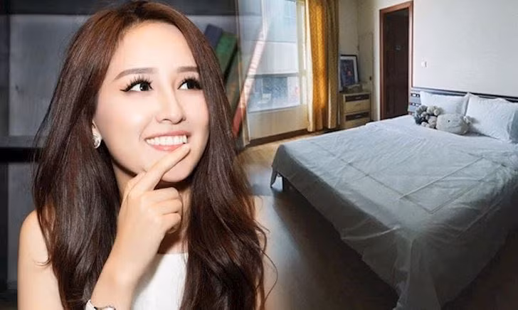 Không những vậy, người đẹp cho biết đã chi 100 triệu đồng chỉ để mua ga gối, chăn màn. Ảnh: Oxi