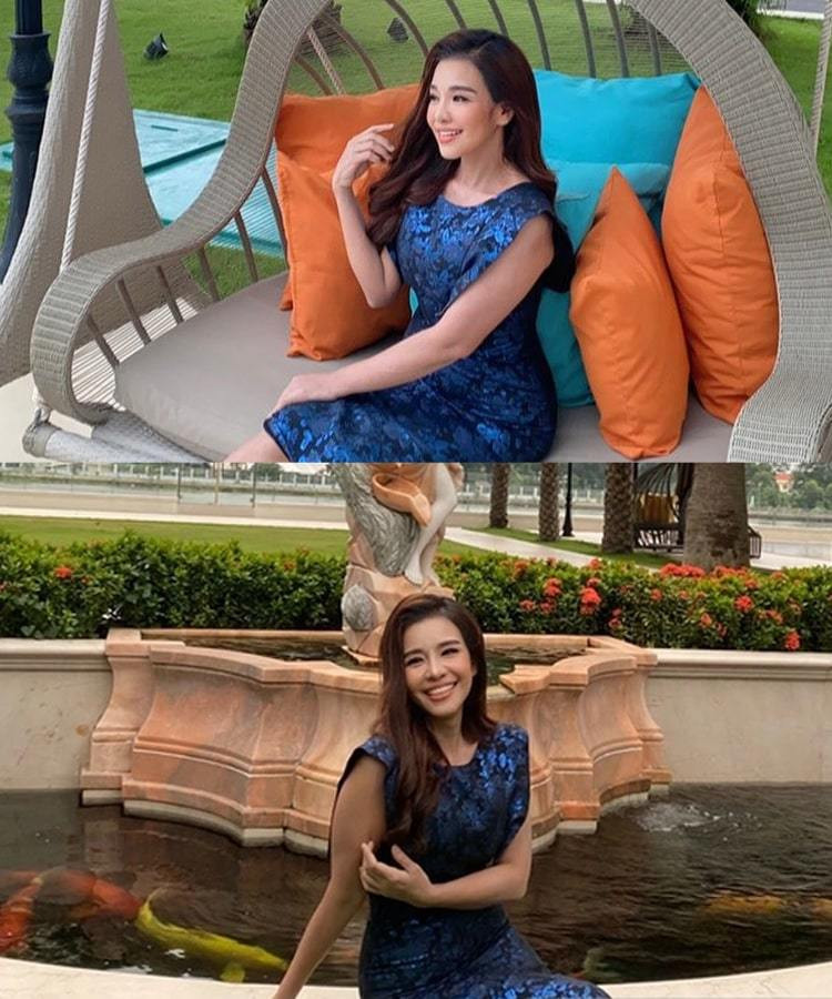 Nhìn nụ cười luôn nở trên môi, có thể thấy vợ cũ đại gia Thắng Ngô đã dần lấy lại cân bằng sau ly hôn. Ảnh: Doanh nghiệp và Tiếp Thị