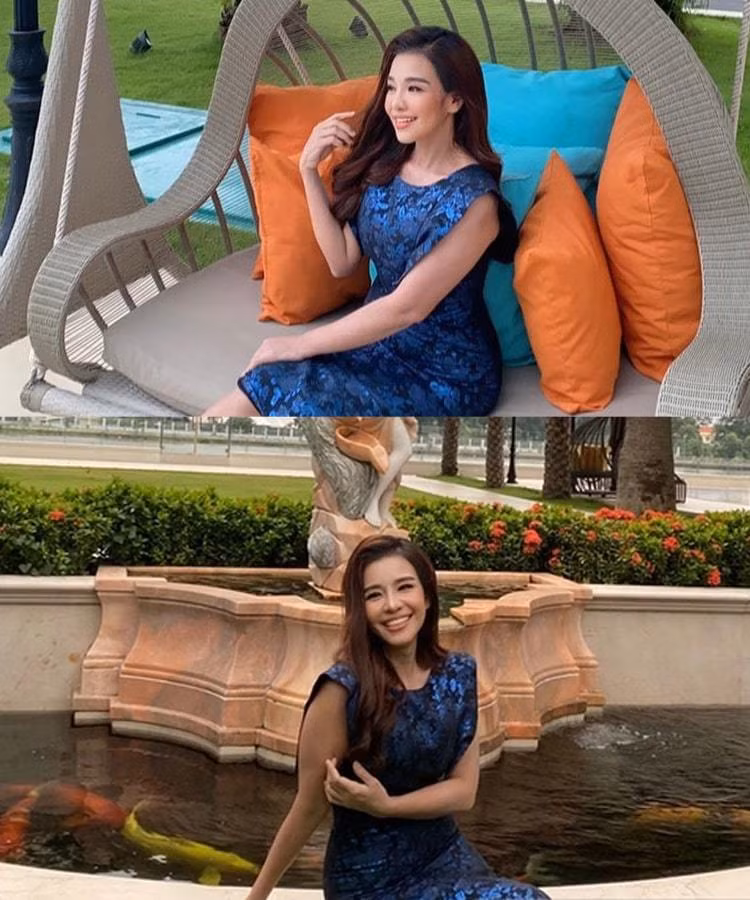 Nhìn nụ cười luôn nở trên môi, có thể thấy vợ cũ đại gia Thắng Ngô đã dần lấy lại cân bằng sau ly hôn. Ảnh: Doanh nghiệp và Tiếp Thị