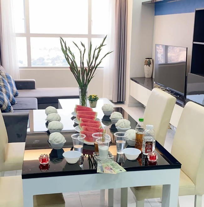 Hoa hậu Đặng Thu Thảo cũng tậu nhà mới khang trang ở TP HCM. Ảnh: FBNV