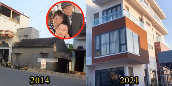 Dù vậy, ông bầu cũng đã hoàn thành căn nhà mới khang trang dành cho bố mẹ ở quê.