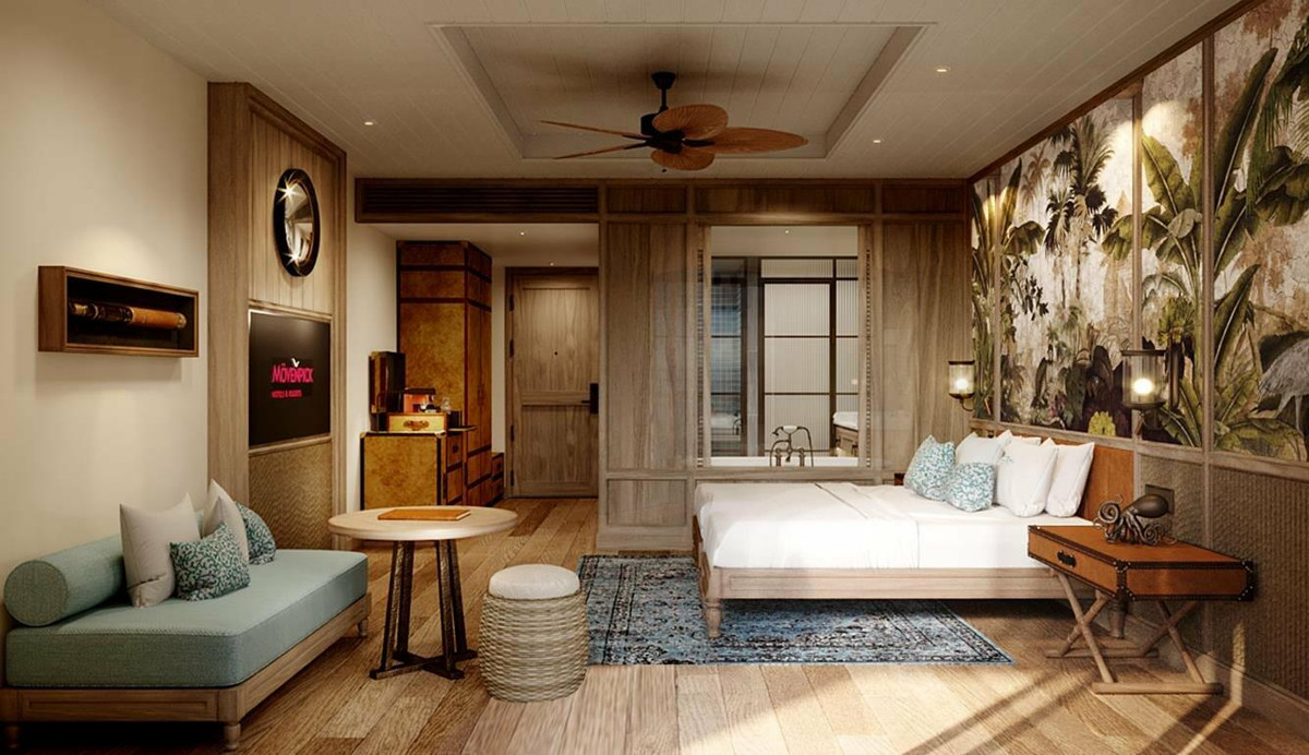 Phòng nghỉ hiện đại và ấm cúng. Ảnh: Novagroup