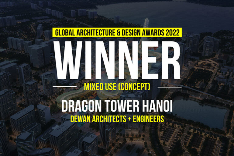 Đầu của con rồng tạo thành tòa tháp ấn tượng, là tòa nhà cao nhất trong khu vực và có thể nhìn thấy từ các đường phố xung quanh. Nguồn ảnh: E-architect.