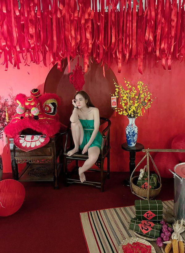 Không gian tái hiện lại Tết trong ký ức xưa.