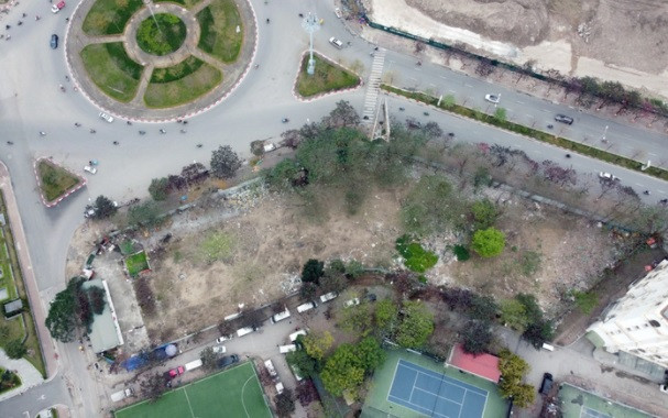 Khu đất rộng 5.054,8m2, có vị trí giao thông thuận lợi, 3 mặt tiền thuộc khu đô thị mới Cầu Giấy.