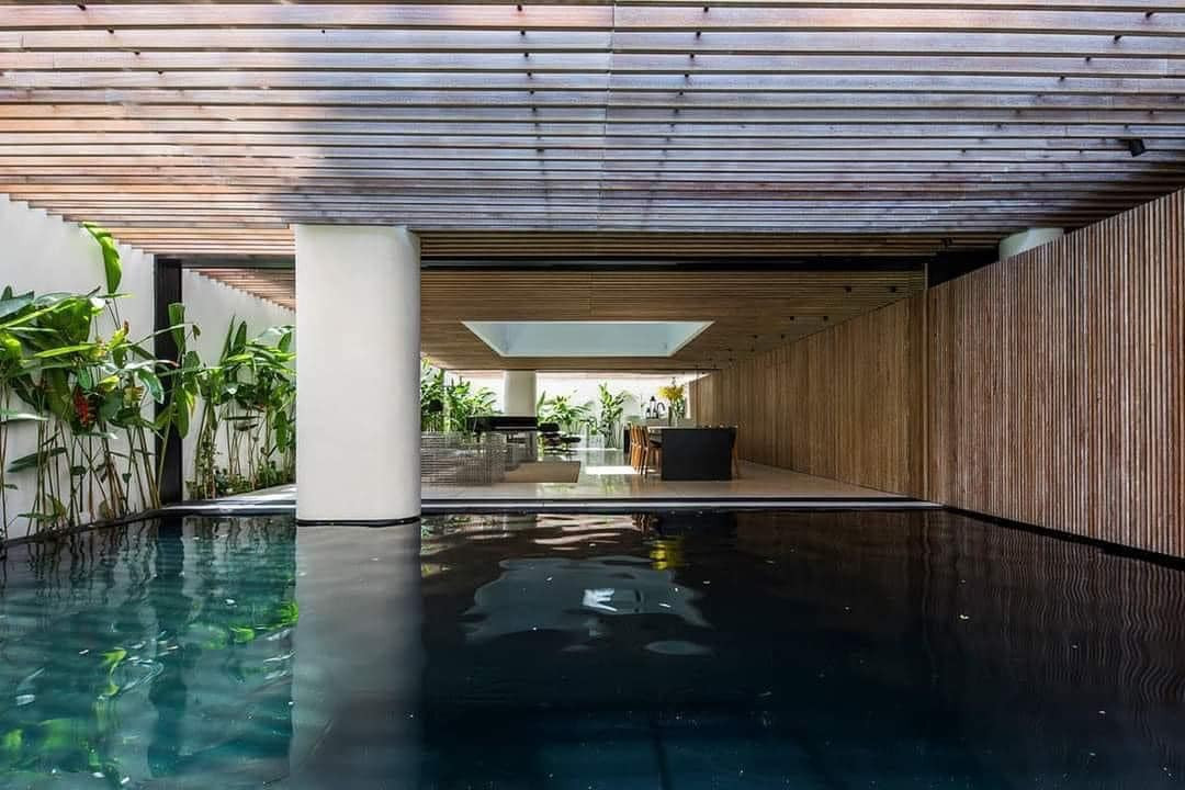 Không chỉ có vị trí đắc địa, căn villa có tên Sky House này còn được cho là một "tuyệt tác" về thiết kế. Ảnh: Archdaily