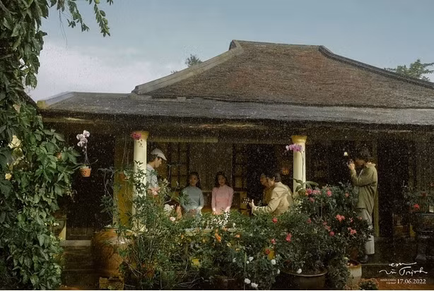 Căn nhà được lấy bối cảnh tại nhà vườn An Hiên - ngôi nhà vườn đẹp nhất xứ Huế. Ảnh: Tổ quốc.