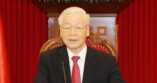 Tong Bi thu tra loi phong van Thong tan xa Viet Nam nhan dip nam moi 2022