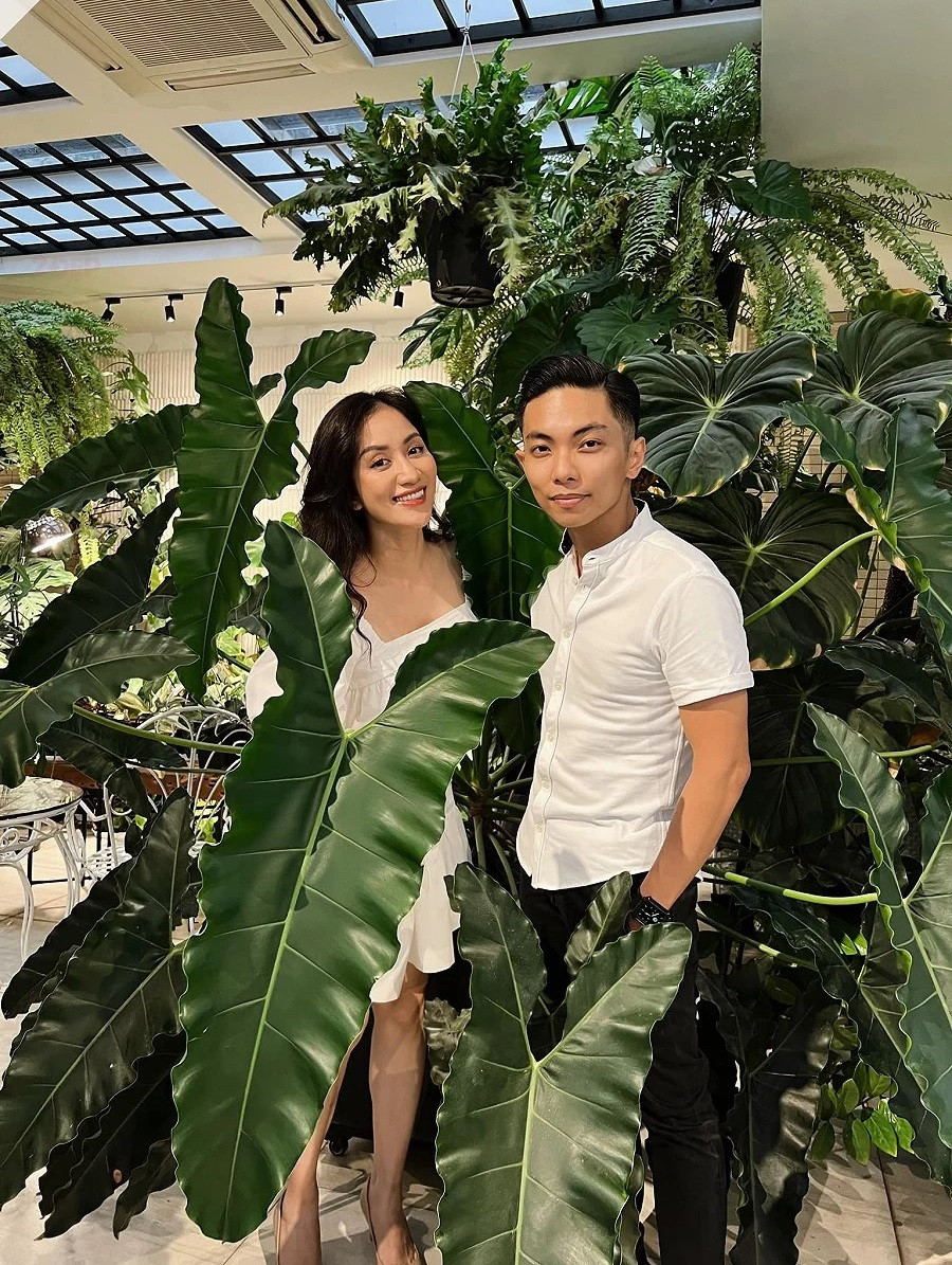 Vườn kiểng lá tươi tốt khiến khán giả đều trầm trồ. Ảnh: FBNV