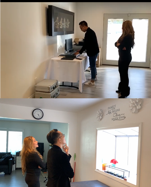 Phòng làm việc thiết kế thoáng, có nhiều cửa kính lớn để tận dụng ánh sáng tự nhiên. Ảnh: FBNV